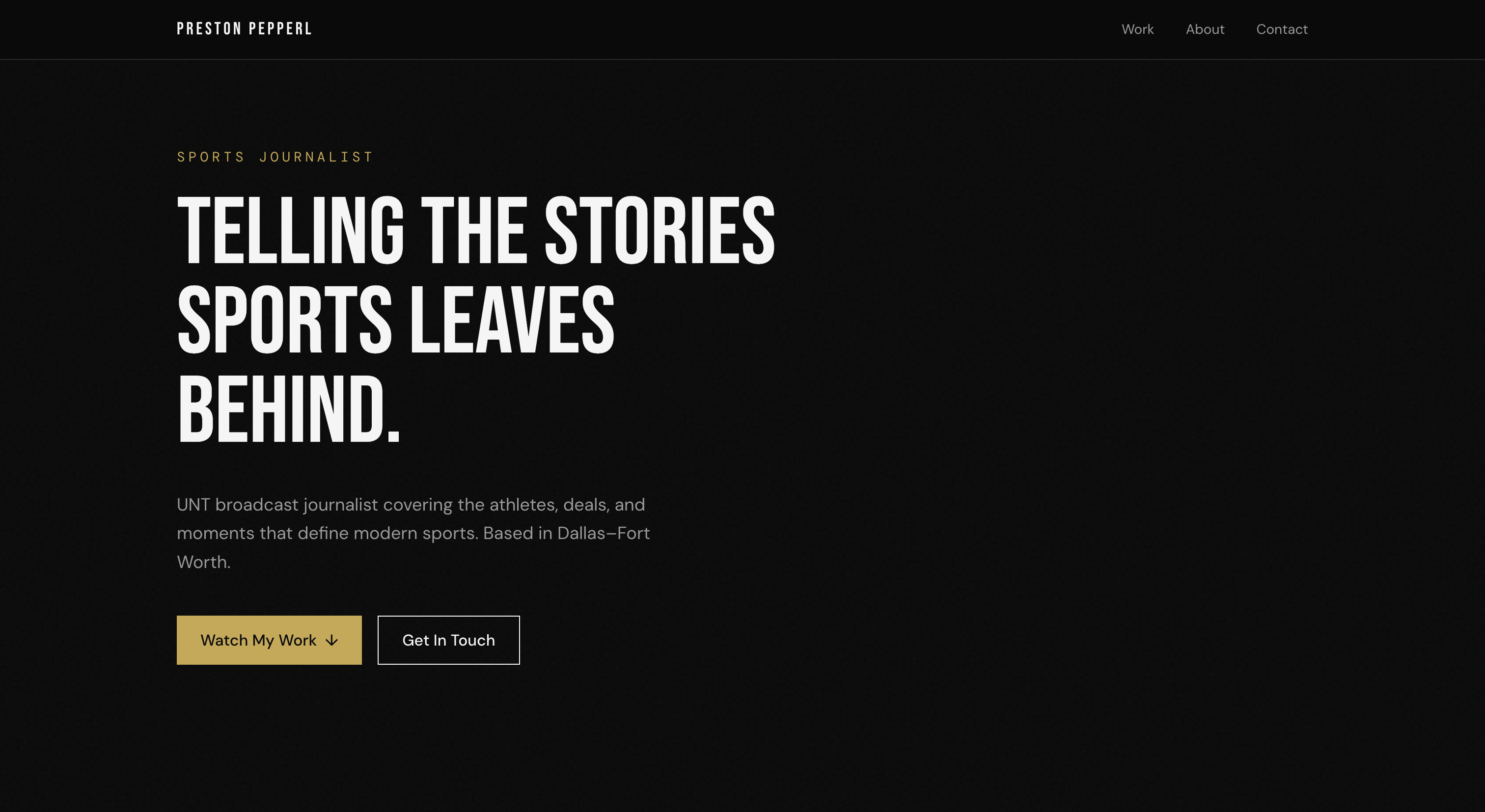 Preston Pepperl website screenshot